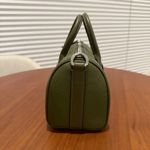 Coach Compass Bag 25 Pebble Olive Leather - Picture 2 of 10